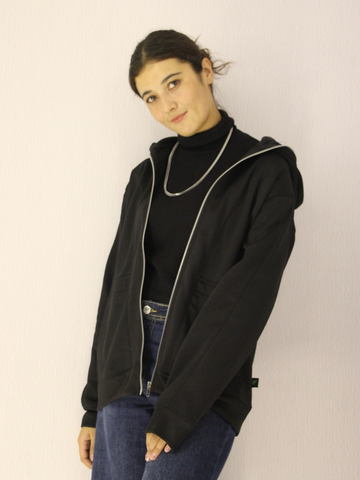 Gen Z Baggy Zipper Hoodie